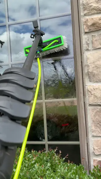 Exterior window washing at a Mountain Home Arkansas home